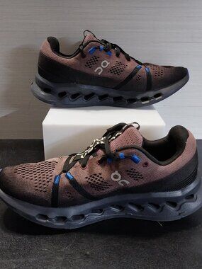 On Cloudsurfer Women's Size 8.5 Black Cobalt Running Shoes Athletic Sneakers